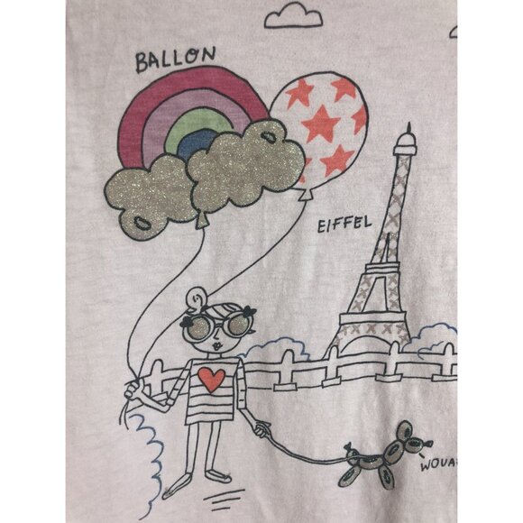 Rockets Of Awesome Size 10/12 Pink Tee - Picture 2 of 4